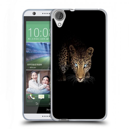 Дизайнерский силиконовый чехол для HTC Desire 820 Леопард