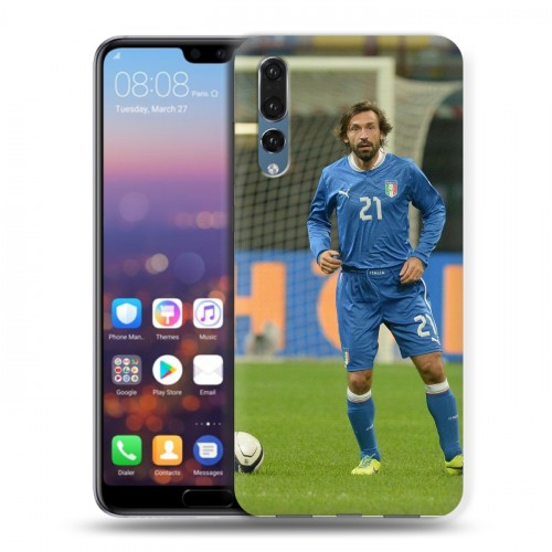 Дизайнерский силиконовый с усиленными углами чехол для Huawei P20 Pro