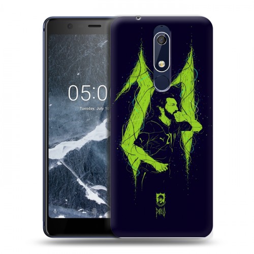 Дизайнерский пластиковый чехол для Nokia 5.1