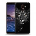 Дизайнерский пластиковый чехол для Nokia 7 Plus Леопард