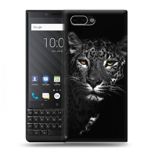 Дизайнерский пластиковый чехол для BlackBerry KEY2 Леопард