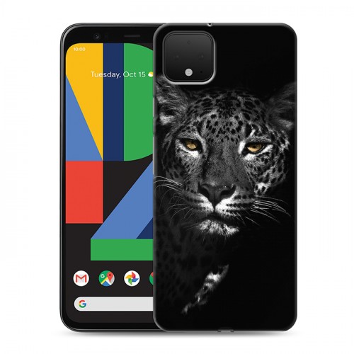 Дизайнерский пластиковый чехол для Google Pixel 4 Леопард