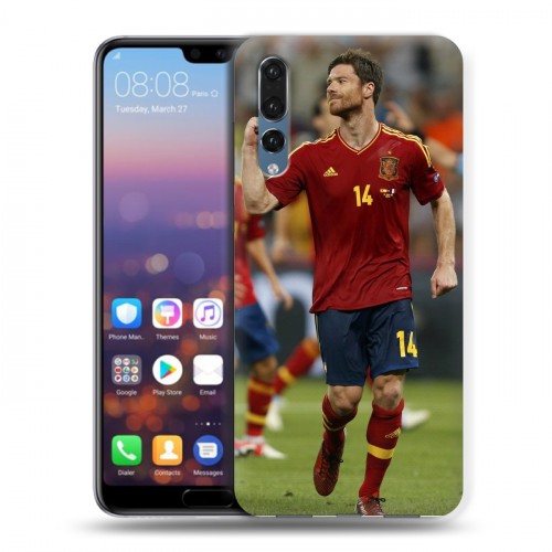 Дизайнерский силиконовый с усиленными углами чехол для Huawei P20 Pro