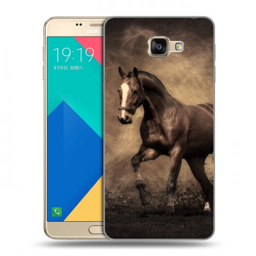 Дизайнерский силиконовый чехол для Samsung Galaxy A9 Лошади