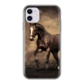 Дизайнерский силиконовый чехол для Iphone 11 Лошади