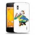 Дизайнерский пластиковый чехол для LG Google Nexus 4