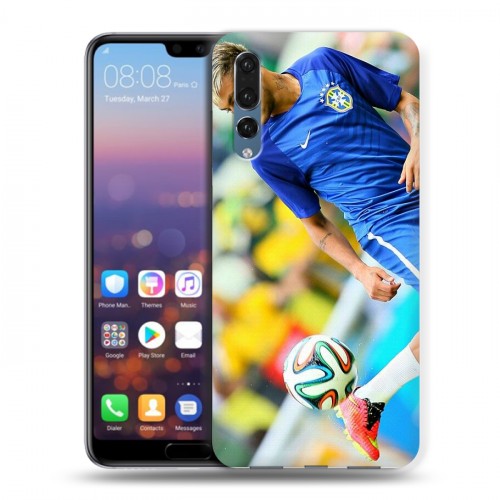 Дизайнерский силиконовый с усиленными углами чехол для Huawei P20 Pro