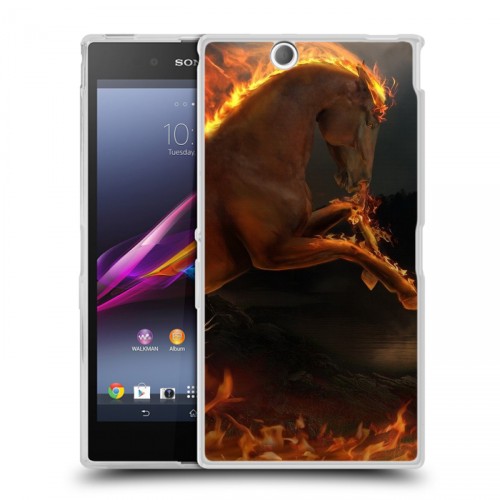 Дизайнерский пластиковый чехол для Sony Xperia Z Ultra  Лошади