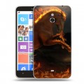 Дизайнерский пластиковый чехол для Nokia Lumia 1320 Лошади