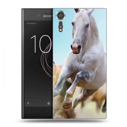 Дизайнерский пластиковый чехол для Sony Xperia XZs Лошади