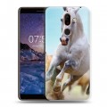 Дизайнерский пластиковый чехол для Nokia 7 Plus Лошади