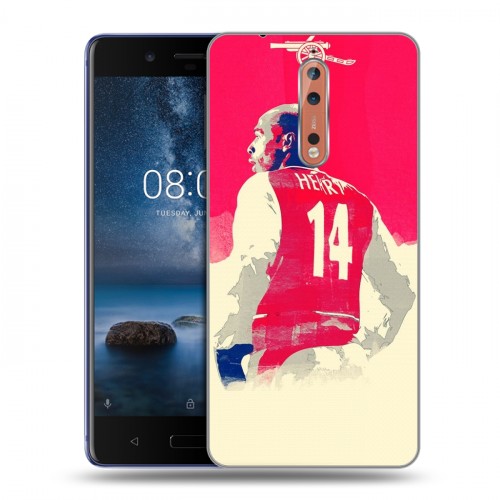 Дизайнерский пластиковый чехол для Nokia 8