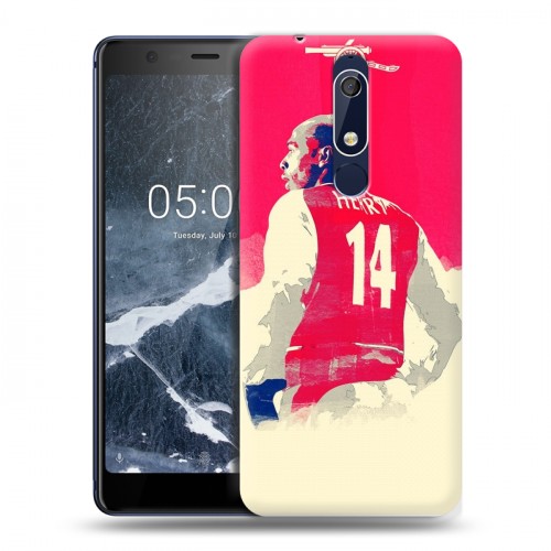 Дизайнерский пластиковый чехол для Nokia 5.1