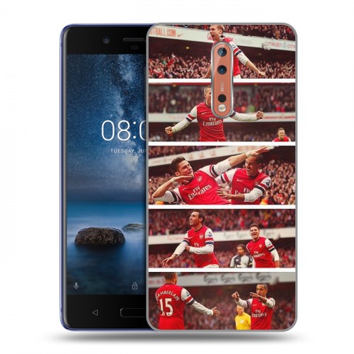 Дизайнерский пластиковый чехол для Nokia 8