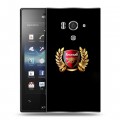 Дизайнерский пластиковый чехол для Sony Xperia acro S