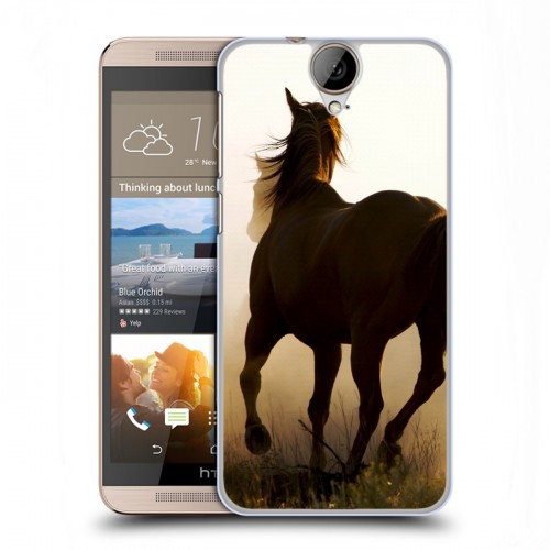 Дизайнерский силиконовый чехол для HTC One E9+ Лошади