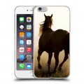 Дизайнерский силиконовый чехол для Iphone 6 Plus/6s Plus Лошади