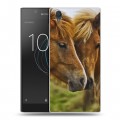 Дизайнерский пластиковый чехол для Sony Xperia L1 Лошади