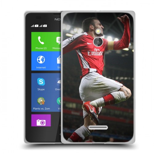 Дизайнерский силиконовый чехол для Nokia XL