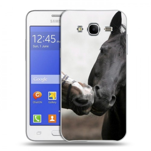 Дизайнерский силиконовый чехол для Samsung Galaxy J7 Лошади