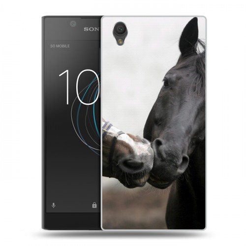 Дизайнерский пластиковый чехол для Sony Xperia L1 Лошади