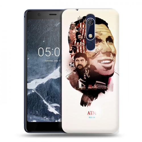 Дизайнерский пластиковый чехол для Nokia 5.1