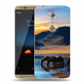 Дизайнерский пластиковый чехол для ZTE Axon 7 Лошади