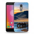 Дизайнерский пластиковый чехол для Lenovo K6 Лошади