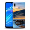 Дизайнерский пластиковый чехол для Huawei Y6 (2019) Лошади