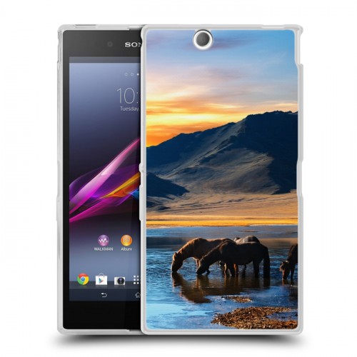 Дизайнерский пластиковый чехол для Sony Xperia Z Ultra  Лошади