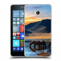 Дизайнерский пластиковый чехол для Microsoft Lumia 640 Лошади