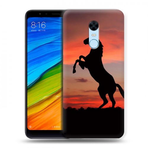 Дизайнерский пластиковый чехол для Xiaomi RedMi 5 Plus Лошади