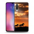 Дизайнерский силиконовый с усиленными углами чехол для Xiaomi Mi9 Лошади