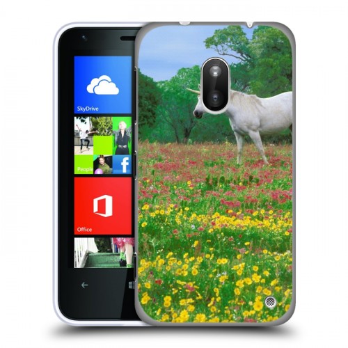 Дизайнерский пластиковый чехол для Nokia Lumia 620 Лошади