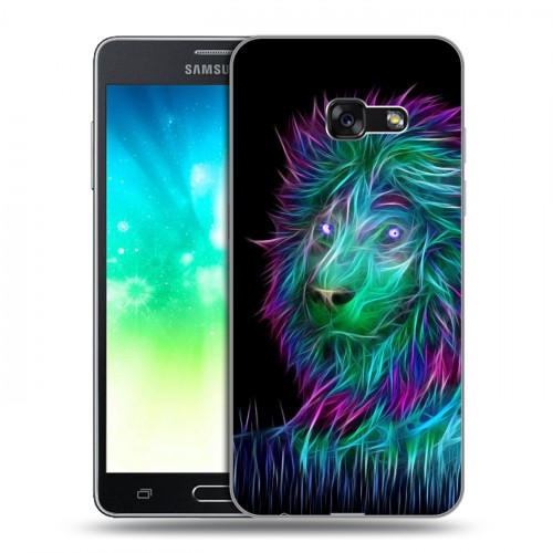Дизайнерский силиконовый с усиленными углами чехол для Samsung Galaxy A3 (2017) Львы