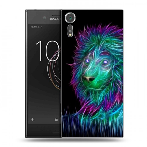 Дизайнерский пластиковый чехол для Sony Xperia XZs Львы