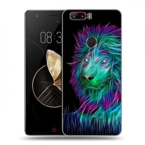 Дизайнерский пластиковый чехол для ZTE Nubia Z17 Львы