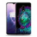 Дизайнерский пластиковый чехол для OnePlus 7 Львы