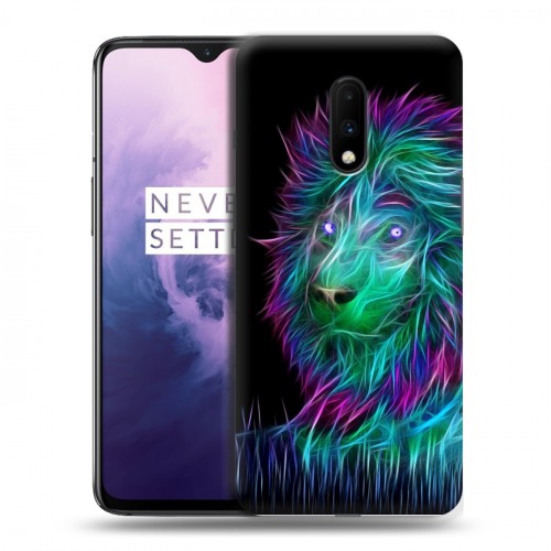 Дизайнерский пластиковый чехол для OnePlus 7 Львы