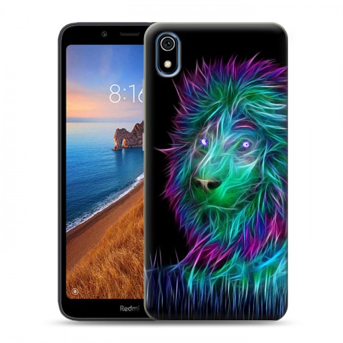 Дизайнерский силиконовый чехол для Xiaomi RedMi 7A Львы