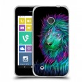 Дизайнерский пластиковый чехол для Nokia Lumia 530 Львы