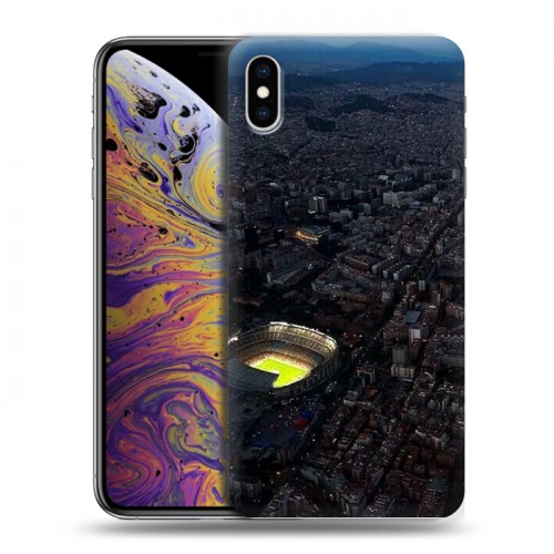 Дизайнерский силиконовый чехол для Iphone Xs Max