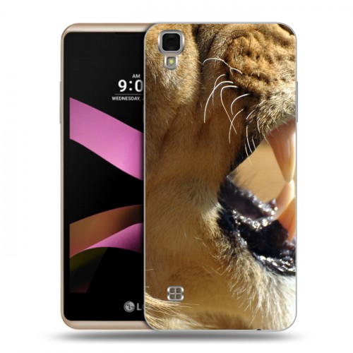 Дизайнерский силиконовый чехол для LG X Style Львы