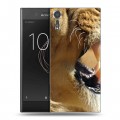 Дизайнерский пластиковый чехол для Sony Xperia XZs Львы