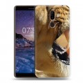 Дизайнерский пластиковый чехол для Nokia 7 Plus Львы