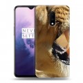 Дизайнерский пластиковый чехол для OnePlus 7 Львы