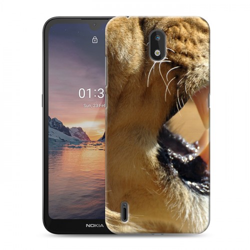 Дизайнерский силиконовый чехол для Nokia 1.3 Львы