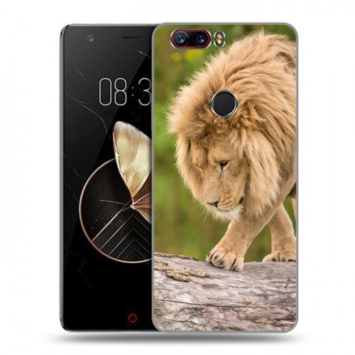 Дизайнерский пластиковый чехол для ZTE Nubia Z17 Львы