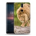 Дизайнерский силиконовый чехол для Nokia 8 Sirocco Львы