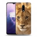 Дизайнерский пластиковый чехол для OnePlus 7 Львы